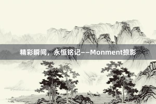 精彩瞬间，永恒铭记——Monment掠影