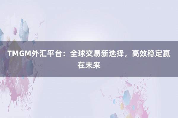 TMGM外汇平台：全球交易新选择，高效稳定赢在未来